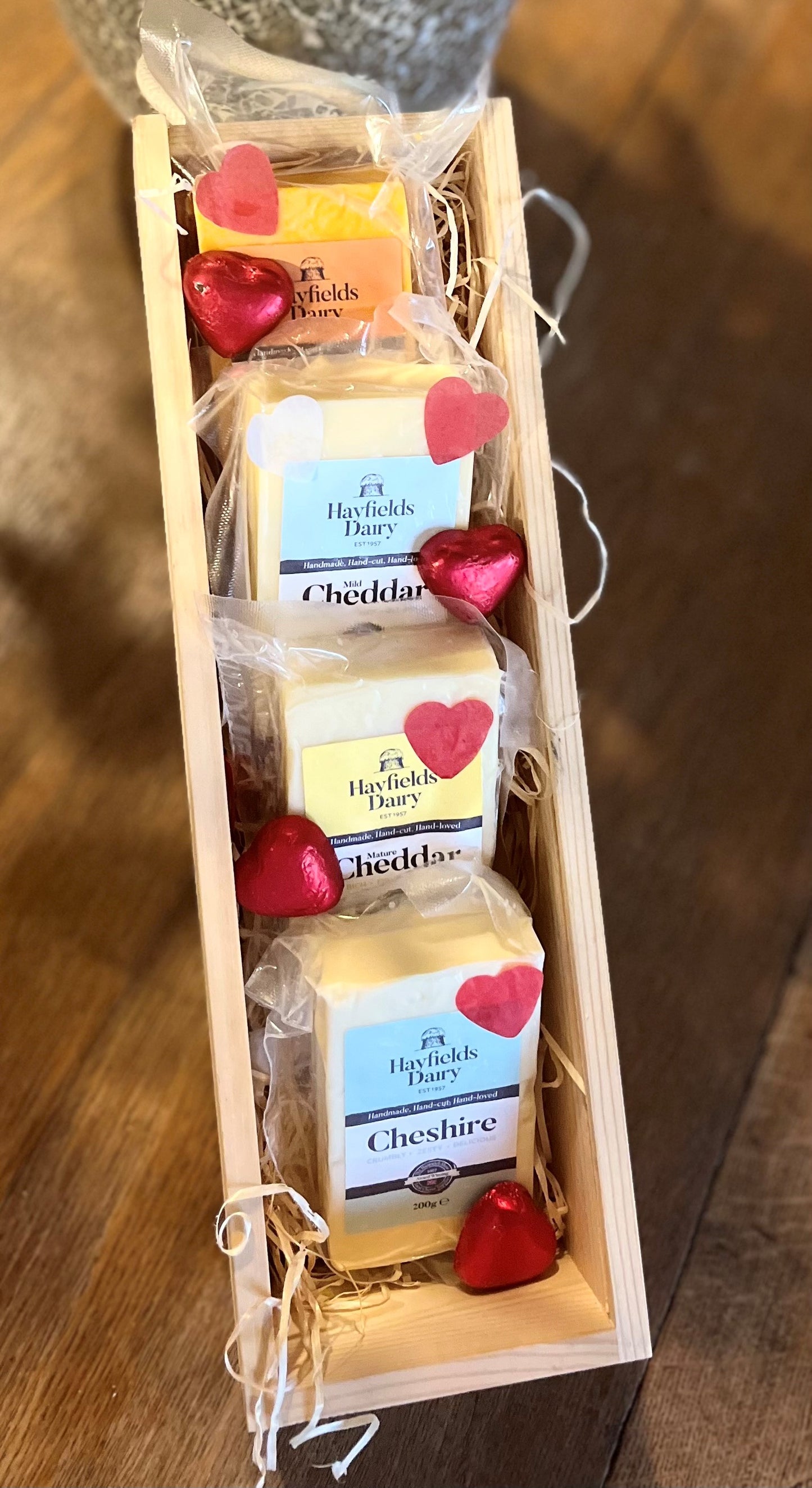 Valentines Cheese Selection Gift Box