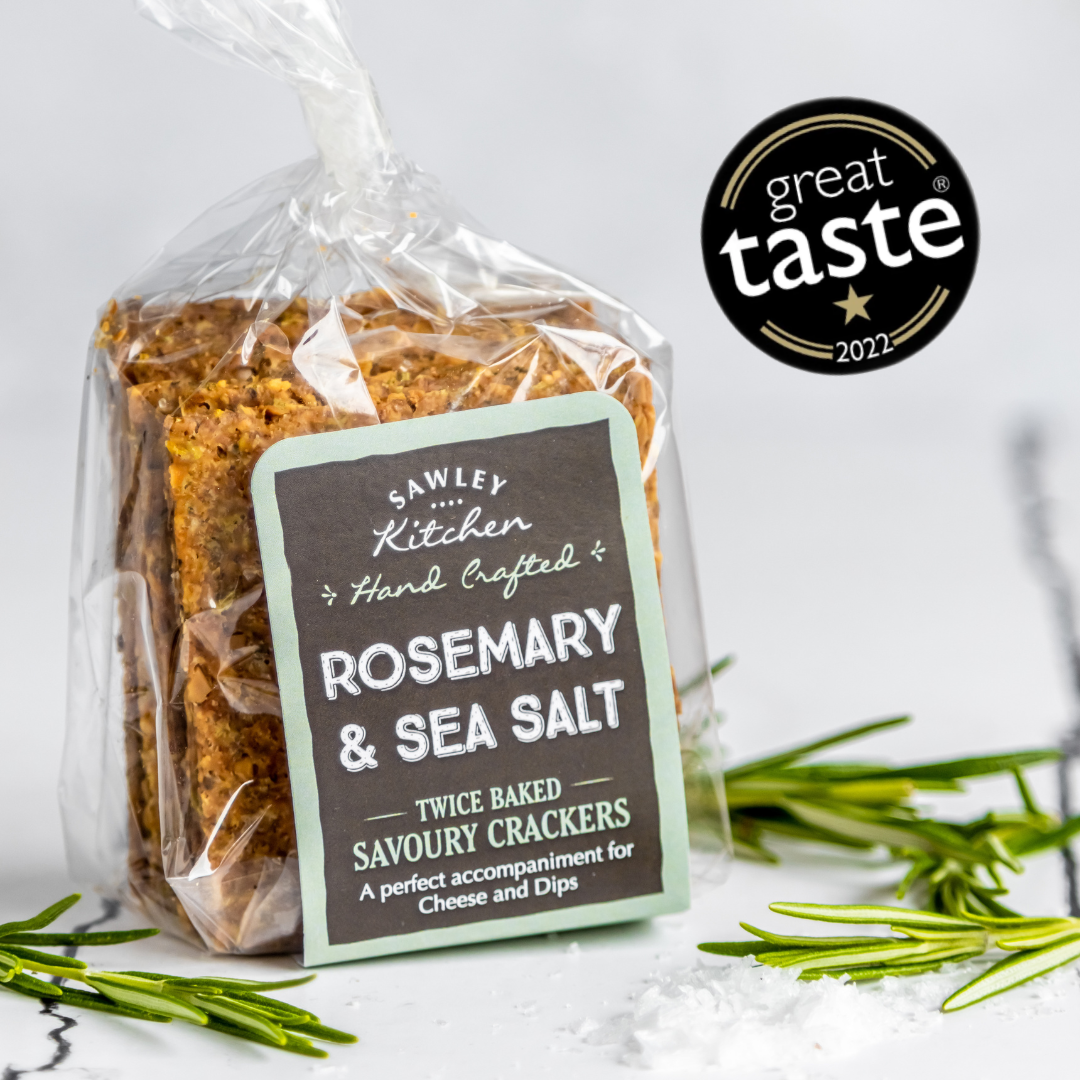 Sawley Kitchen Rosemary & Sea Salt Crackers